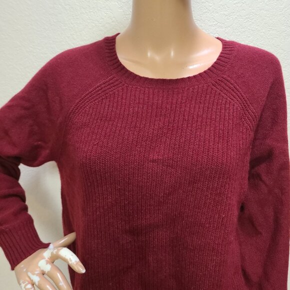 NEW NWT J. CREW 100% WOOL SHAKER KNIT OVERSIZED SWEATER LEATHER ELBOW PATCH sz M - Picture 3 of 8